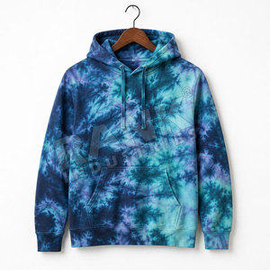Sweat-shirts tie-dye pour hommes fabriqués au Pakistan, logo personnalisé, faible MOQ, prix bas. - Product Image 5