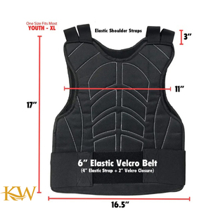 Protector de Pecho Negro, Transpirable, Color y Logotipo Personalizables, Garantía de Satisfacción del 100%, Precio al por Mayor 2026 - Product Image 2