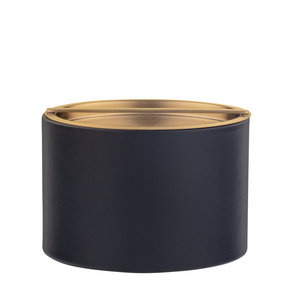 PU Leather <b>Ice</b> <b>Bucket</b> <b>With</b> <b>Lid</b> Gold Handle Double Wall Insulated Wine Cooler For Hotel Bar Home Party KTV Club - Product Image 2