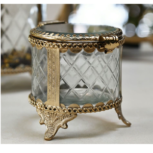 <b>Vanity</b> Storage Box Trending Brass Aluminum Decorative Metal Storage Decor Hotel Boxes Home Table Decoration Aluminum Storage - Product Image 6