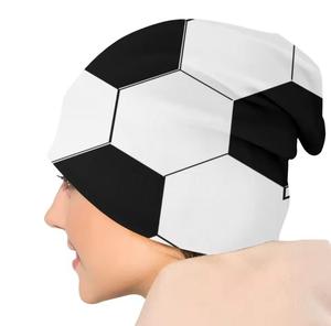 Bonnet unisexe en tricot jacquard rayé avec cache-oreilles ajustables, 100% acrylique, chapeau d'hiver décontracté - Product Image 2