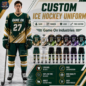 Customizable Professional Ice Hockey Uniforms Full Sublimation Team Apparel Sets with Personalized Names Numbers and Logos - Product Image 6
