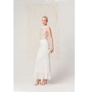 Nueva Tendencia 2026: Blusas Elegantes de Cuello Alto SORENZA LAYERED CAPE para Mujer, Corte Ajustado, ODM, Tallas Grandes - Product Image 3