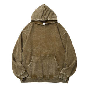 Sudadera con Capucha Personalizada Extra Grande, Estilo Vintage, Bordada, Unisex, con Parches, 100% Algodón, 450 g/m² - Product Image 2