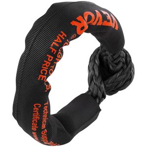 Grillo Sintetico Morbido 1/2'' x 22'' con Resistenza alla Rottura di 44092 Libbre (20 Tonnellate), Grillo da Recupero e Traino con 2 Manicotti Extra, Confezione da 2 - Product Image 1