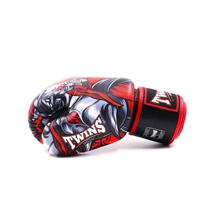 Gants de boxe TWINS IP-300 professionnels pour l'entraînement de Muay Thai, le sparring et le combat, respirants, anti-humidité, fermeture auto-agrippante. - Product Image 3