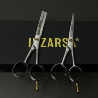 Ciseaux de barbier professionnels en acier inoxydable de haute qualité pour la coupe et l'éclaircissement des cheveux, pour un lissage et une finition impeccables