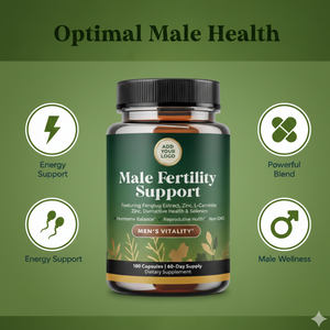 Mineral Nutrition Formula Male Fertility Support Capsules for Supports male reproductive wellness Advanced Private Label Herbal - Product Image 2