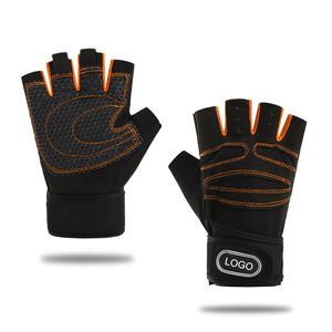Gants de musculation demi-doigts en cuir PU légers, vente en gros d'usine, produit très demandé, équipement d'entraînement de gym en gros - Product Image 5