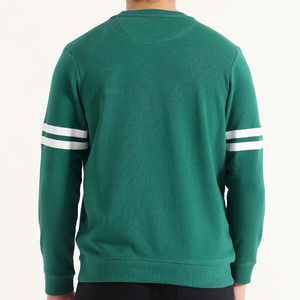 Wholesale Blank Cotton Unisex Fleece Sweatshirt Custom Printed logo Oversized Plain Custom Crewneck Men Sweatshirts - Product Image 2