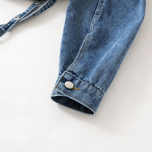 2026 New Design Women's Long Sleeve Jean <b>Denim</b> Bomber <b>Jacket</b> Breathable <b>Lightweight</b> Winter Wholesale for Ladies - Product Image 5
