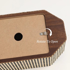 Boîte à mouchoirs en bois multi-styles de qualité supérieure, idéale pour le salon, la chambre, le bureau et les chambres d'hôtes, vente en gros depuis l'Inde - Product Image 2