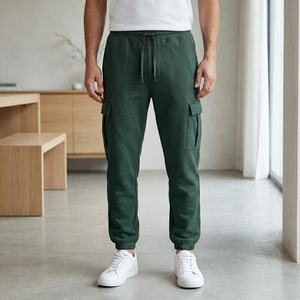 Nueva Colección 2026 Pantalones Deportivos Cargo de Alta Calidad, Elegantes y Personalizables, con Seis Bolsillos, 100% Algodón, Ligeros - Product Image 3