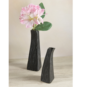 Jarrón Elegante Hecho a Mano de Aluminio con Acabado Antiguo para Decoración Moderna de Mesa y Hogar, Juego de 2 - Product Image 1