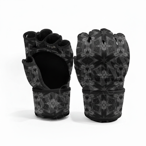 Gants de sparring en cuir véritable de haute qualité, fermeture à lacets, design personnalisé avec logo de marque. - Product Image 2