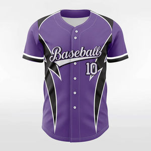 Ensemble d'uniformes de baseball et de softball personnalisés, nom du joueur, impression de logo par sublimation, 100% polyester, chemises à manches courtes, pantalons, séchage rapide - Product Image 4