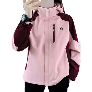 Custom <b>Pink</b> Reflective Windbreaker Color Changing <b>Waterproof</b> Water Reactive Hiking Windbreaker <b>jacket</b> for men OEM Bulk Supplier - Product Image 3
