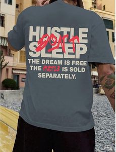 Camisetas gráficas extragrandes para hombre, estilo urbano, vintage, con letras inspiradoras, motivacionales, positivas, de algodón. - Product Image 5