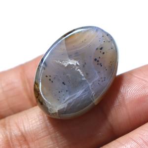 หินโมราอะเกตเจียระไนแบบหลังเบี้ยอะเกตตามธรรมชาติกำไลข้อมือหินอาเกตแบบเรียบขายส่งสำหรับหินอัญมณี - Product Image 3