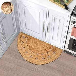 Nouveau design, tapis en jute tressé à la main, antidérapant, réversible, lavable, tapis de jeu pour enfants, tissage plat, marque Avior, salon, Inde - Product Image 5