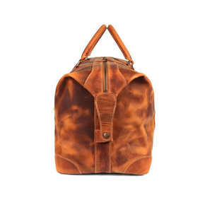 Nouveau sac de voyage en cuir véritable sur mesure, prix de gros, léger, qualité supérieure, polyester, bandoulière réglable, style décontracté - Product Image 3