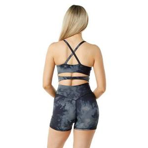 Conjuntos de Yoga de 2 Piezas de Cintura Alta Sin Costuras en Spandex/Nylon Ecológicos y Transpirables con Detalle de Costura en Tallas Grandes - Product Image 2