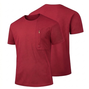 <b>Men's</b> 260g loose fit t-shirt Quick dry sports round neck Casual short sleeve <b>pullover</b> <b>Mens</b> solid quick dry t-shirt - Product Image 1