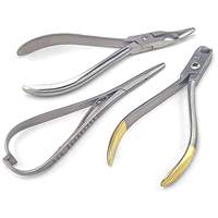 Ensemble de pinces dentaires orthodontiques de qualité supérieure coupe-fil dur TC extrémité distale Instruments en acier inoxydable base outils chirurgicaux en gros