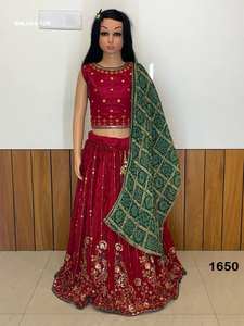 Festival Wear Excellent Quality Chinon with Thread & Sequence Embroidery work <b>Kids</b> <b>Lehenga</b> Choli Collection Supplier from Surat - Product Image 6