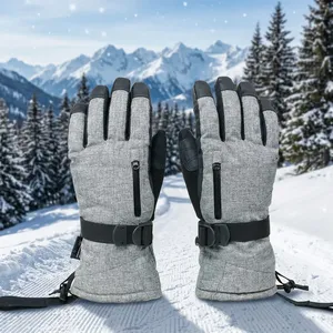 Gants de ski unisexes pour l'hiver, compatibles avec les écrans tactiles, thermiques, imperméables, pour la conduite, la randonnée, le cyclisme, les sports et la conduite - Product Image 6