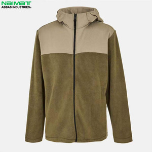 Sudadera con capucha minimalista de cierre completo para hombre, de tela suave y sólida, para uso diario, informal y relajado. - Product Image 4