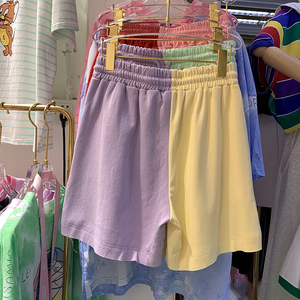 Shorts décontractés de haute qualité 100 % coton avec cordon de serrage, personnalisables avec logo, amples, pour la course, l'été, unisexe, par le fabricant - Product Image 4