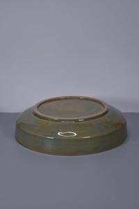 Bol à pâtes en céramique émaillée verte de qualité supérieure, forme large et peu profonde, finition lisse, durable, sans danger pour les aliments, vaisselle élégante pour les maisons modernes - Product Image 5