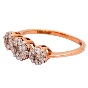 แหวนเพชรแล็บโกรว์ด์ทรงคลาสสิกสำหรับผู้หญิง ฉลองครบรอบ 14K ทองคำแท้ ทรงกลมเจียระไนบริลเลียนท์ รับรองโดย IGI & INGEMCO ขายส่ง - Product Image 3