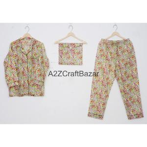 ชุดนอนผ้าฝ้ายแท้ 100% คุณภาพสูงสำหรับผู้หญิง ขายส่งจากโรงงานโดยตรง - Product Image 6