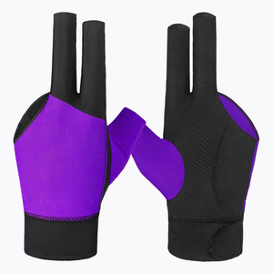 Gants de billard Geo Brothers respirants, légers, à bas prix, à deux doigts, pour le snooker, le billard américain, de haute qualité, avec logo personnalisé, protection UV - Product Image 2
