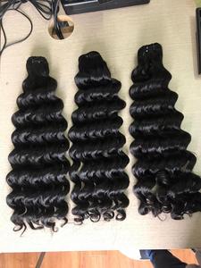 VQ Cheveux Super Double Trame Deep Curl Cheveux humains vierges vietnamiens 100gr Couleurs plus claires pour les femmes noires - Product Image 3