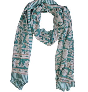 Hand Block Print Cotton <b>Sarong</b> for Women Sustainable 100%Cotton <b>Sarong</b> Beach Cover Up Handmade Indian Pareo Wholesale Beach Wrap - Product Image 5