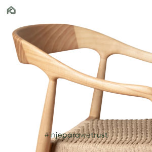 Elegant Solid Teak Wood Dining Room Chairs Durable Outdoor Armchair Garden Chair Entry Apartment Use Portable Eco-Friendly - Product Image 6