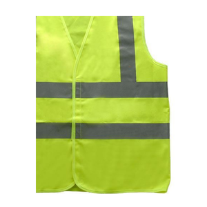 เสื้อกั๊กนิรภัยสีเหลืองสะท้อนแสง ANSI Class 3 Type R สำหรับฤดูร้อน แบบลำลอง ระบายอากาศได้ดี ผลิตจากผ้าเรยอนตาข่าย ปิดด้วยเข็มขัด  ODM ป้องกันรอยยับ - Product Image 1