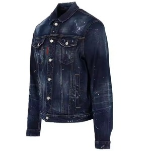 New High Quality 2025 Fashionable Men's High Quality Custom <b>Denim</b> JacketMen's Plain Hot Selling Winters <b>Denim</b> <b>Jacket</b> For Men's - Product Image 1
