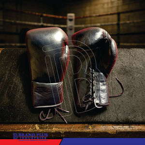 ถุงมือฝึกซ้อมมวย Brand Plus Professional Boxing รุ่นน้ำหนักเบา แบบผูกเชือก ดีไซน์สั่งทำได้ หนังแท้ สำหรับผู้ใหญ่ ไทย - Product Image 3