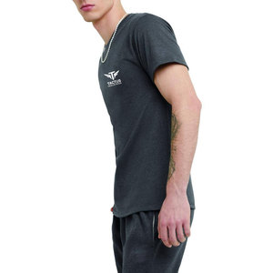 Camiseta de hombre lisa teñida, venta directa de fábrica, 100% algodón, cómoda, de corte holgado, con estampado personalizado, para uso diario. - Product Image 6