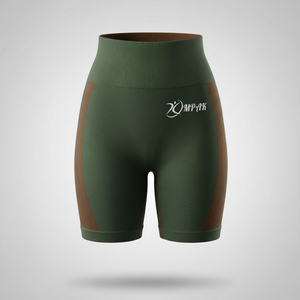 กางเกงขาสั้นเอวสูงสำหรับผู้หญิงสำหรับออกกำลังกายในยิมกางเกงขาสั้นสำหรับเล่นโยคะฟิตเนสบั้นท้ายกางเกงขาสั้นสำหรับขี่จักรยานออกกำลังกายสตรีทแวร์ระบายอากาศได้ดี - Product Image 1