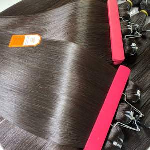 Extensiones de cabello humano Remy con cutícula completa alineada, paquetes rectos de cabello humano de doble estirado de calidad superior a precio de fábrica - Product Image 2