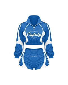 Ensemble veste coupe-vent et short multicolores |   Survêtement streetwear Shine Flex Warcry Hanfiye - Product Image 3