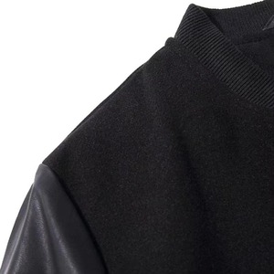 Latest Design Baseball Varsity <b>Jacket</b> <b>Men</b> Reversible College Wear Custom Logo Stand Windproof Casual Street Wear Winter <b>Jacket</b> - Product Image 3
