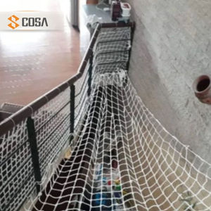 Filet de sécurité en maille pour la rétention des débris COSA blanc, filet de protection tricoté, filets en plastique coupés, barrière pour échafaudages de construction Vietnam - Product Image 2
