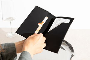 Carpeta Porta-Cheques de Cuero Genuino Personalizada OEM para Restaurante, Precio Económico al por Mayor, Libreta de Pago para Camarero LBH-0065 - Product Image 1