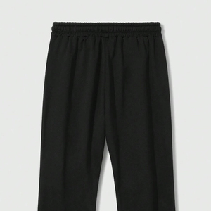 Men's Custom Flare Sweat Pants Heavyweight Corduroy Workout <b>Sport</b> <b>Trousers</b> Casual Style Side Pocket Wide Leg Design Jogger - Product Image 4
